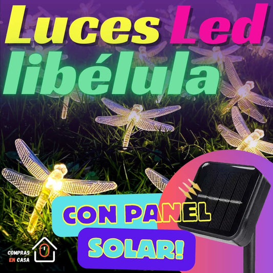 Luces Led recargable Solares de Libélula