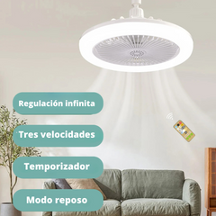 Bombillo Ventilador de Techo  3 en 1 - SMART LAMP