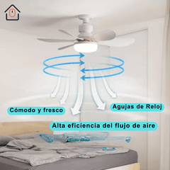 Ventilador de Techo con Luz Led