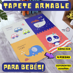 Tapete Armable para bebé 4 fichas