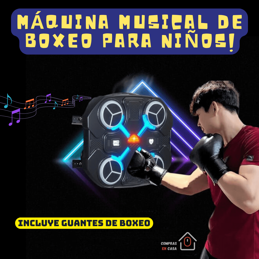 MÁQUINA MUSICAL DE BOXEO PARA NIÑOS