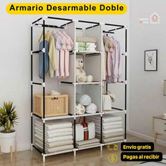 Armario Desarmable Closet Doble