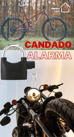 Candado De seguridad Con Alarma